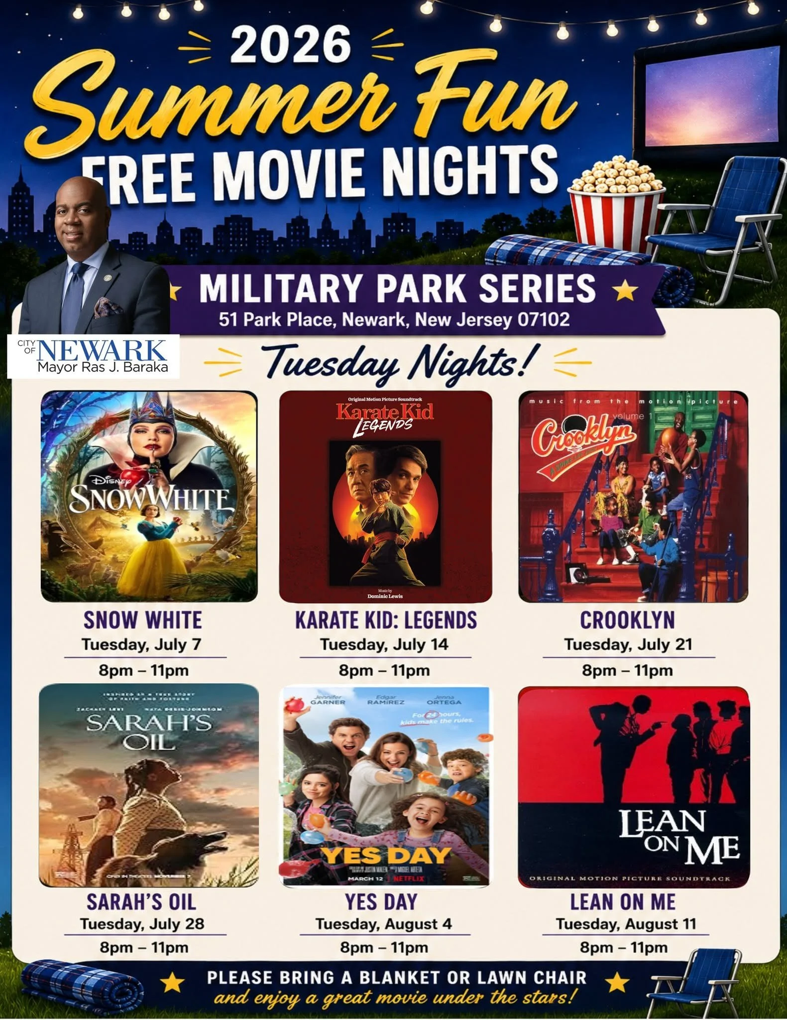 2026 Summer Free Movie Nights