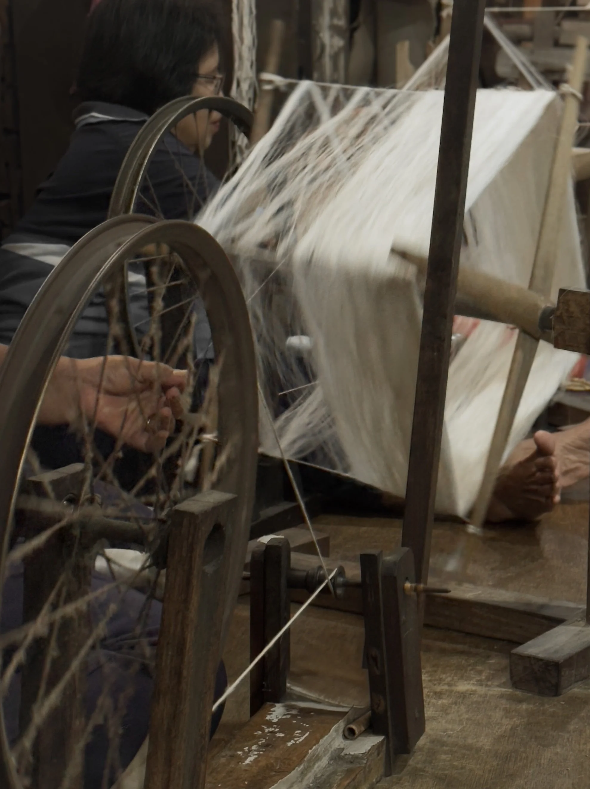 Restu's Process: From Raw Fibre to Weave Structure
