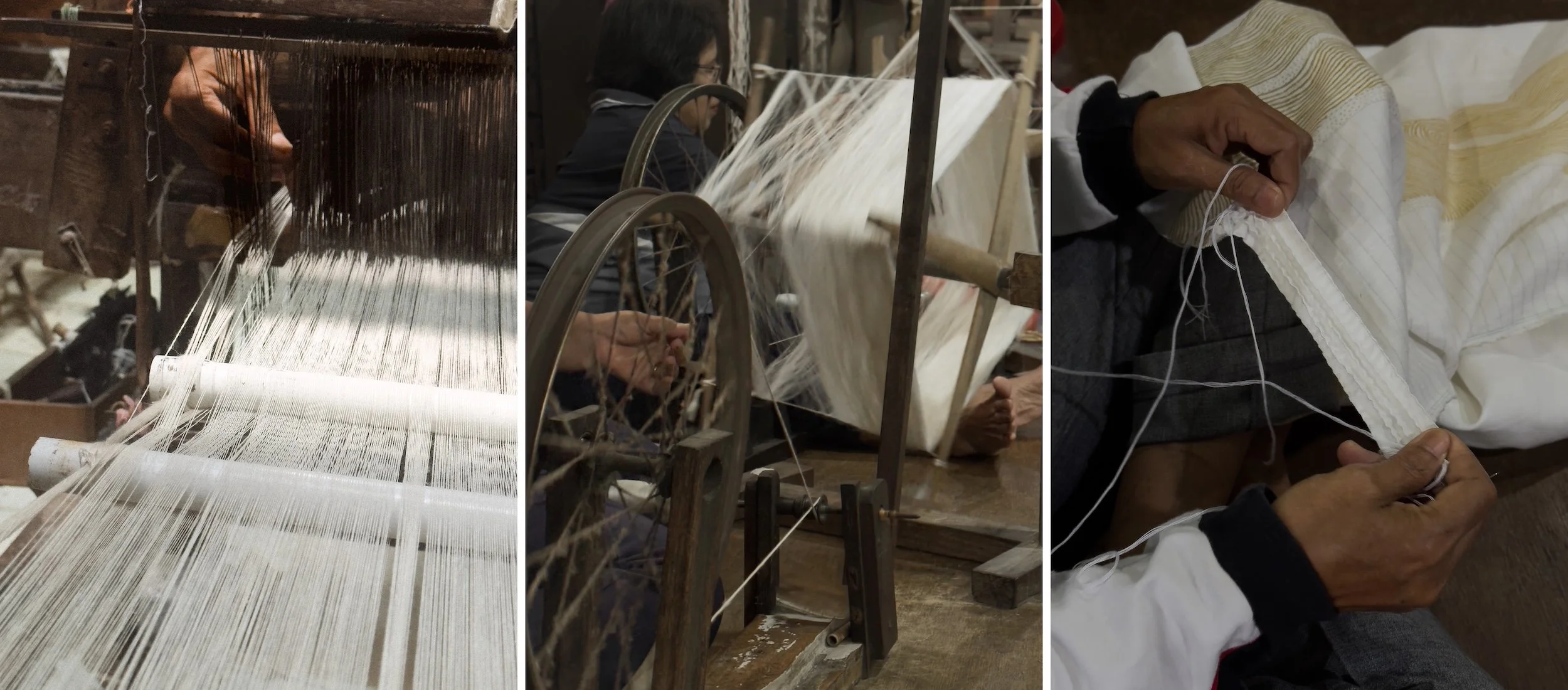 Hand-weaving HYPATIA Serat cloth in Central Java