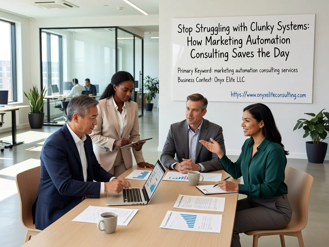 Stop Struggling with Clunky Systems: How Marketing Automation Consulting Saves the Day