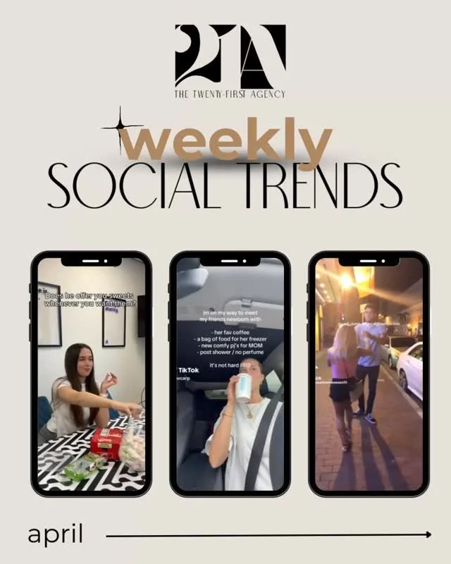 Your weekly dose of what's trending✨