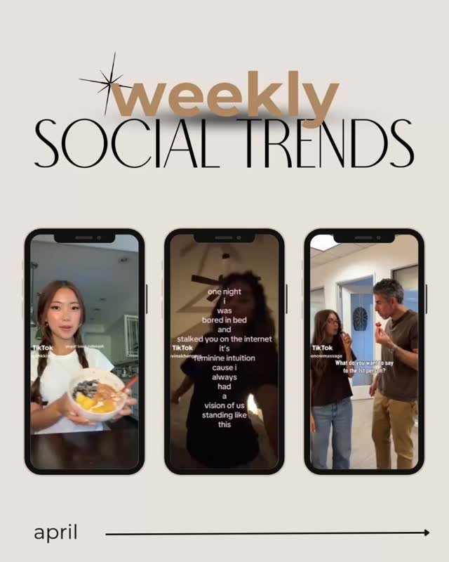 All the hottest trends to wrap up April. Here's your final weekly round-up of the month✨