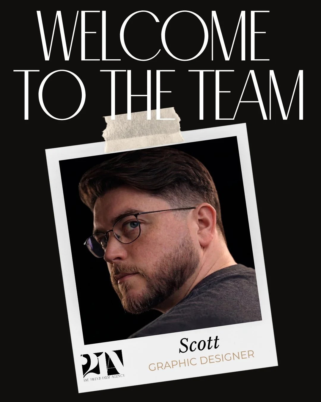 Meet our new graphic design duo; Scott, a New Orleans native with 10+ years of experience who writes bourbon reviews in his free time, and Helena, who traded the beaches of Brazil for Tampa to study at USF. 

Welcome to the 21st Agency, Scott and Hel