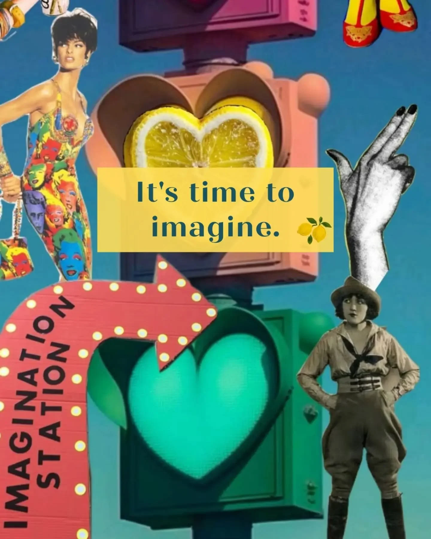🦄 IMAGINATION STATION 🦄

Step 3 of 🍋 The Midlife TWIST Method 🍋 is when you let your imagination run wild.
 
You're reacquainted with your 🤸🏽&zwj;♀️WILD WOMAN🤸🏼&zwj;♀️ self.  You've listened to what she has to say.

Now it's time to imagine w
