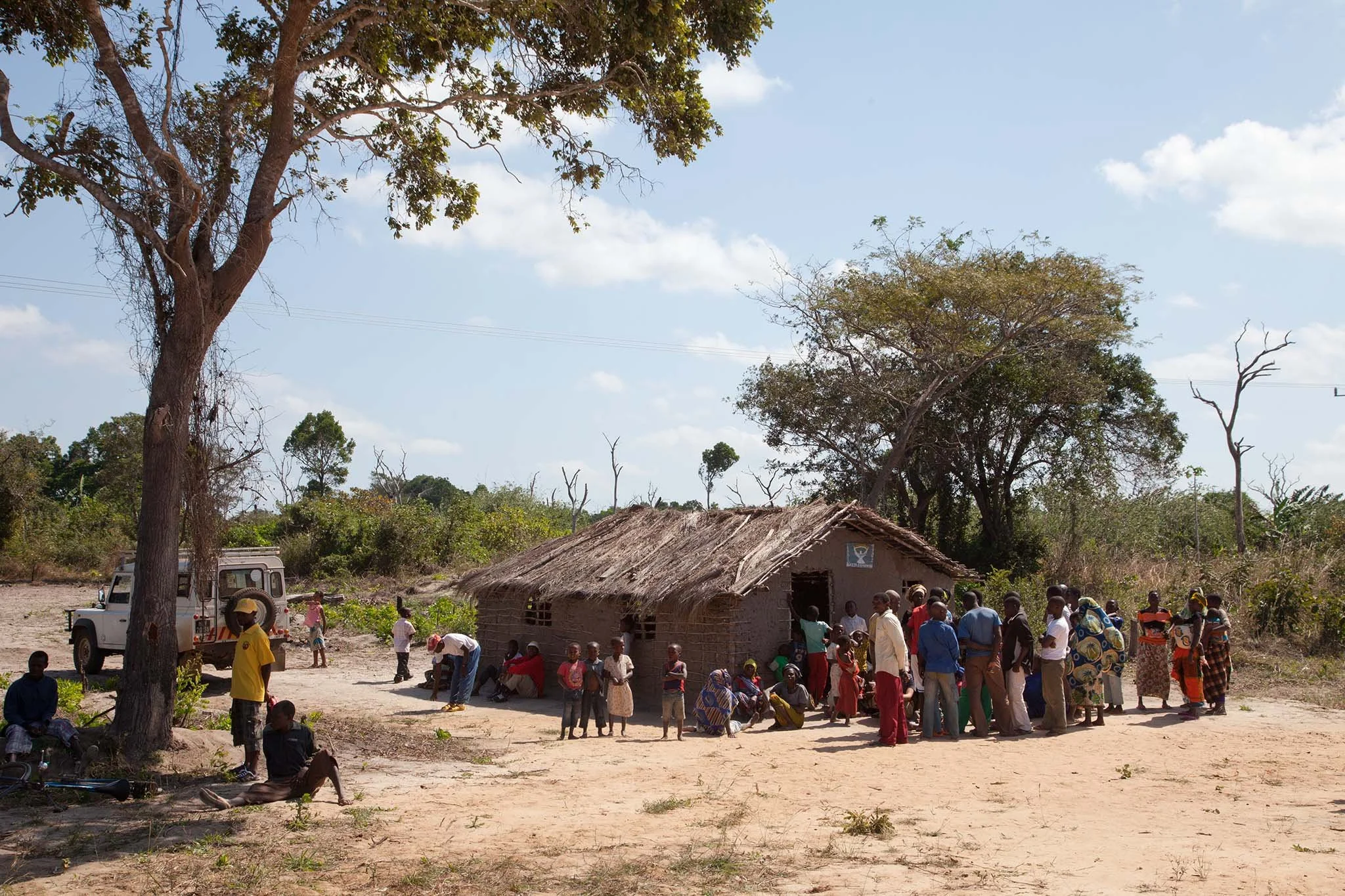 One of our typical bush churches in Cabo Delgado