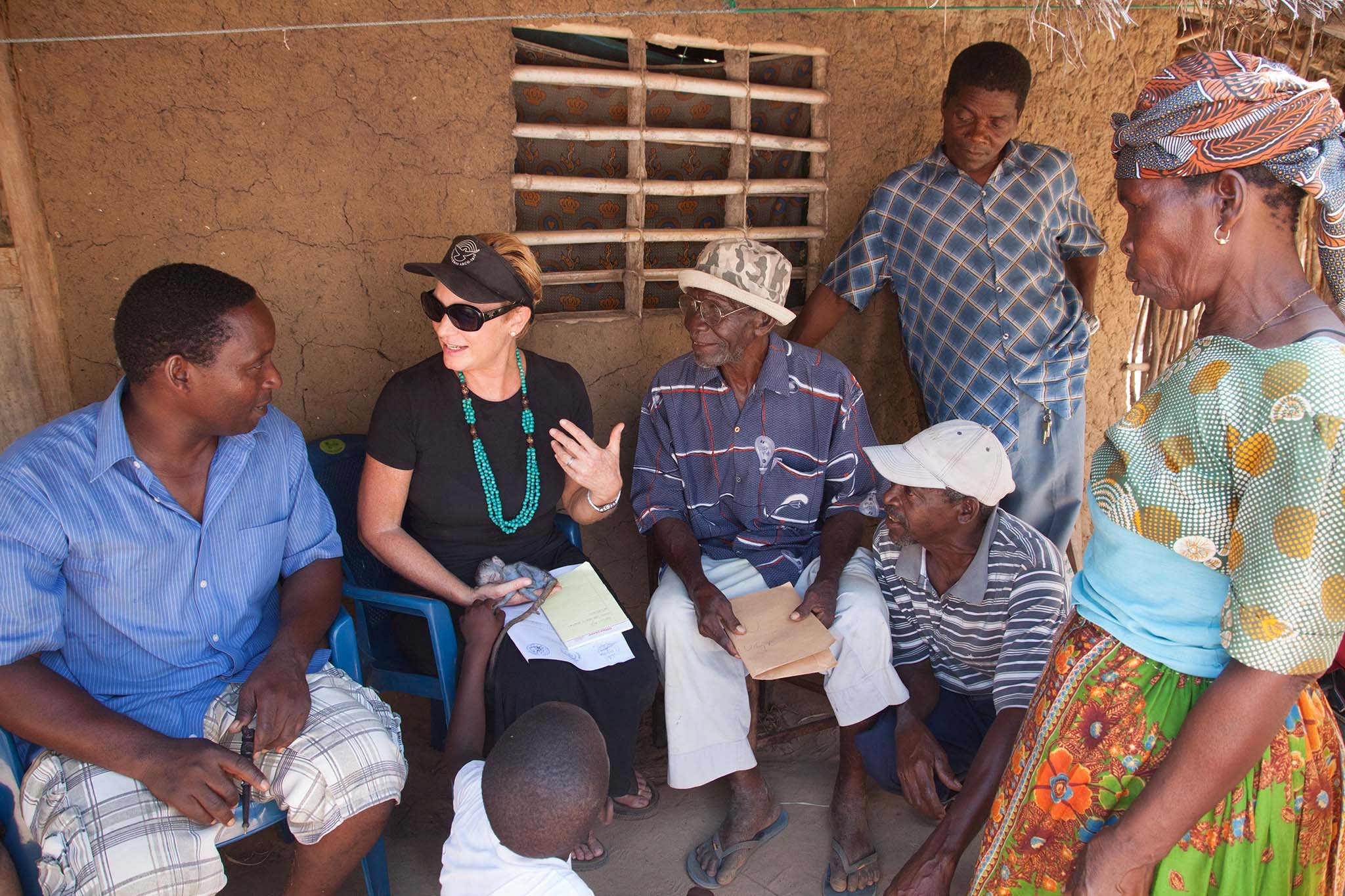 Meeting with the chief to arrange building another church