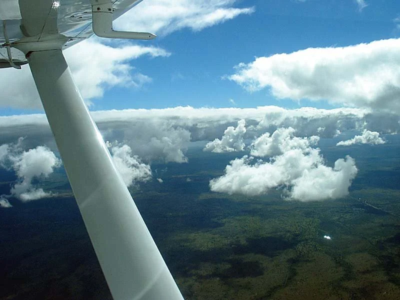 Another beautiful day flying across Mozambique