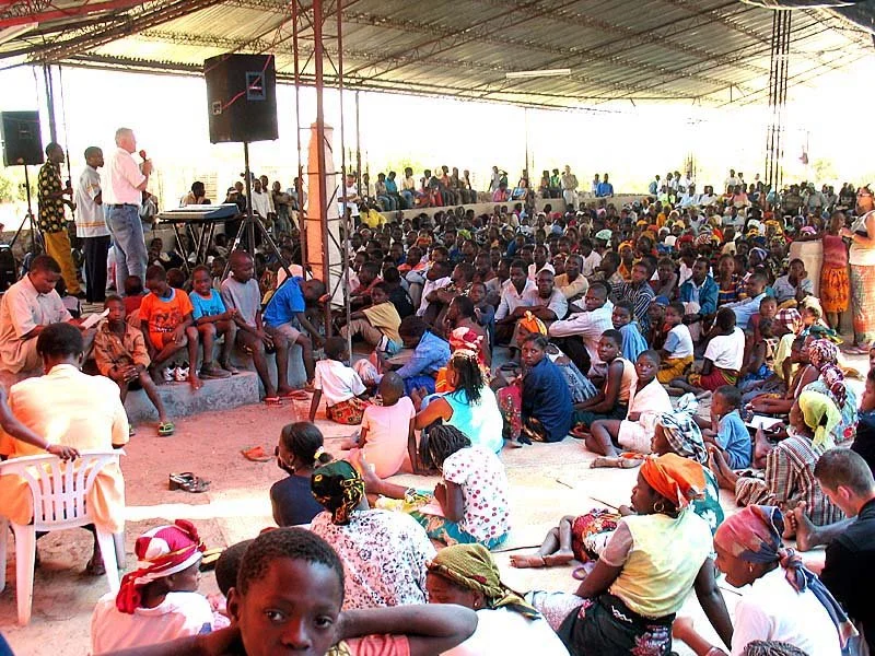 Randy Clark at our Pemba center, which has given rise to some 150 other churches in less than two years in this strongly Moslem province