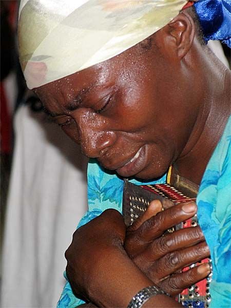 Intense prayer