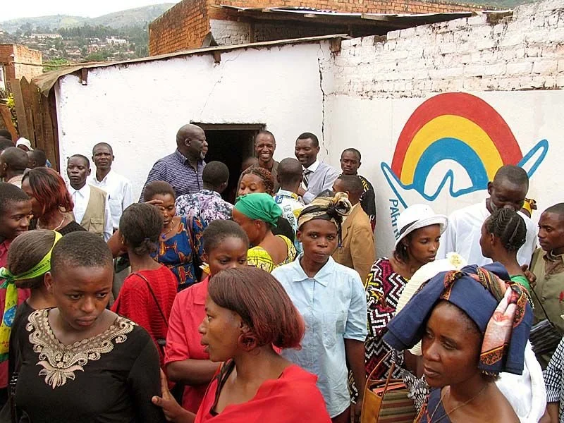 Entrance to our Congo headquarters office