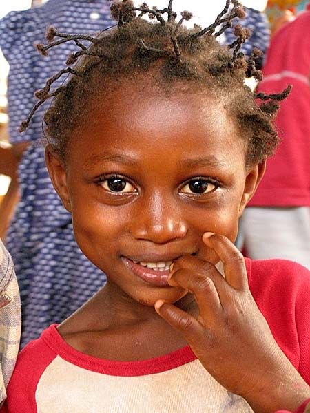 Happy and childlike in the Congo