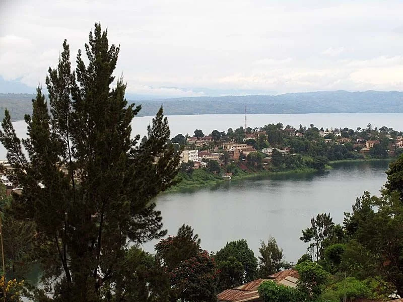 Bukavu's beautiful setting