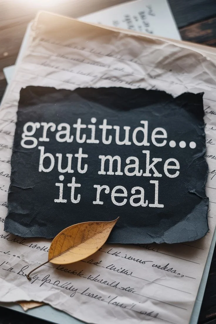 Gratitude Without a Script