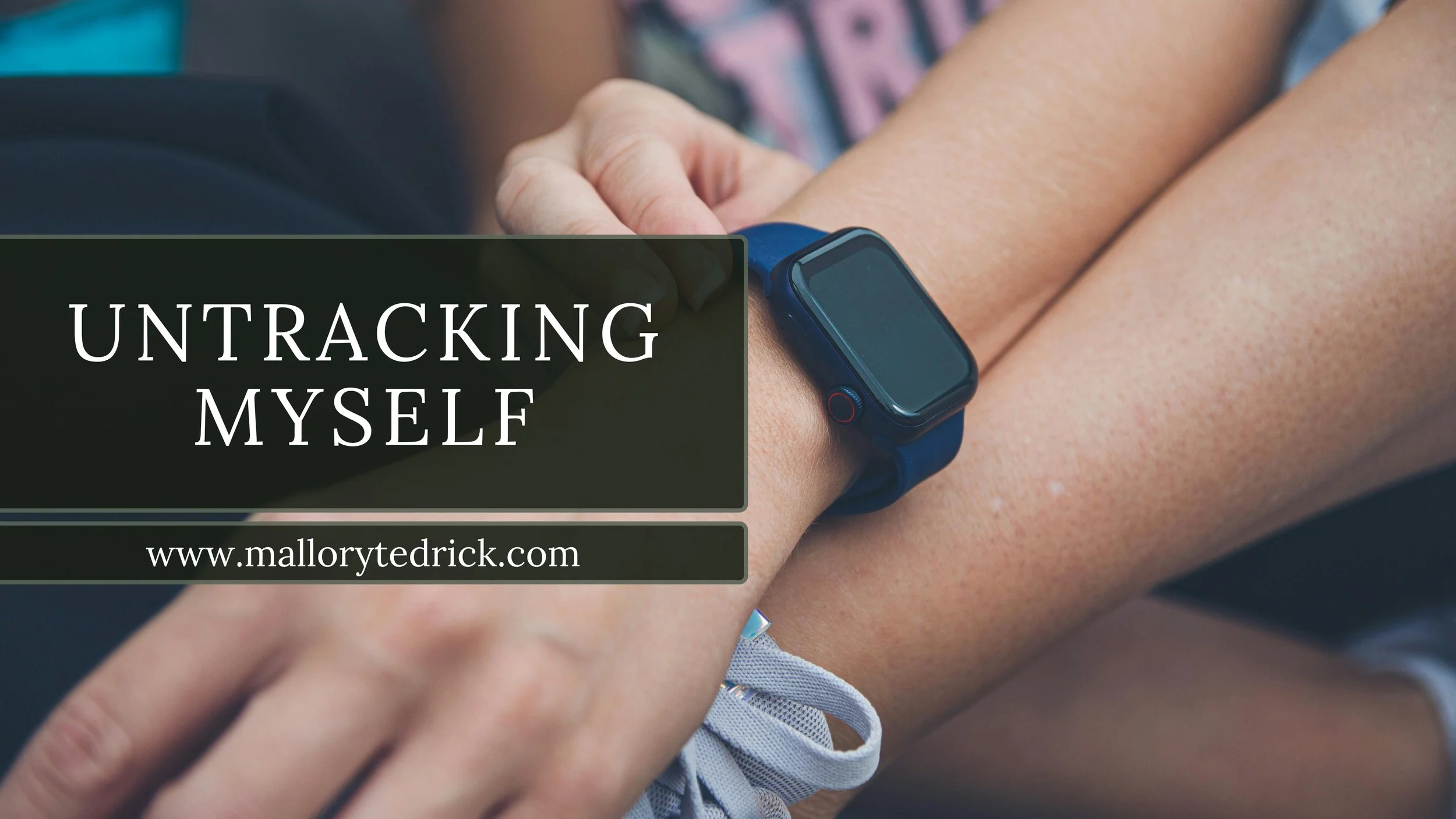 Woman removing Apple Watch to reconnect with her body and improve mind-body connection