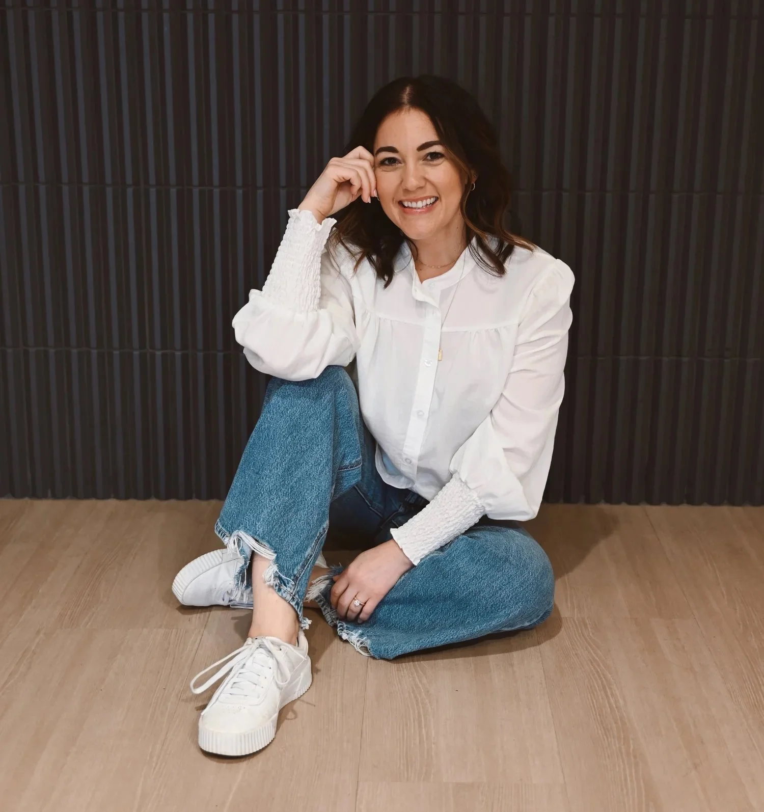 Mallory Tedrick, trauma-informed therapist in Rocky River, Ohio, offering nervous system-focused therapy for anxiety and trauma