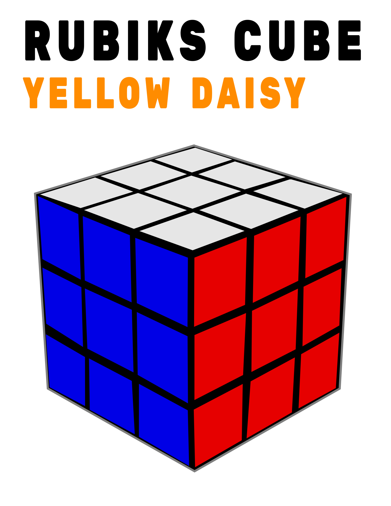 Rubik’s Cube: Yellow Daisy