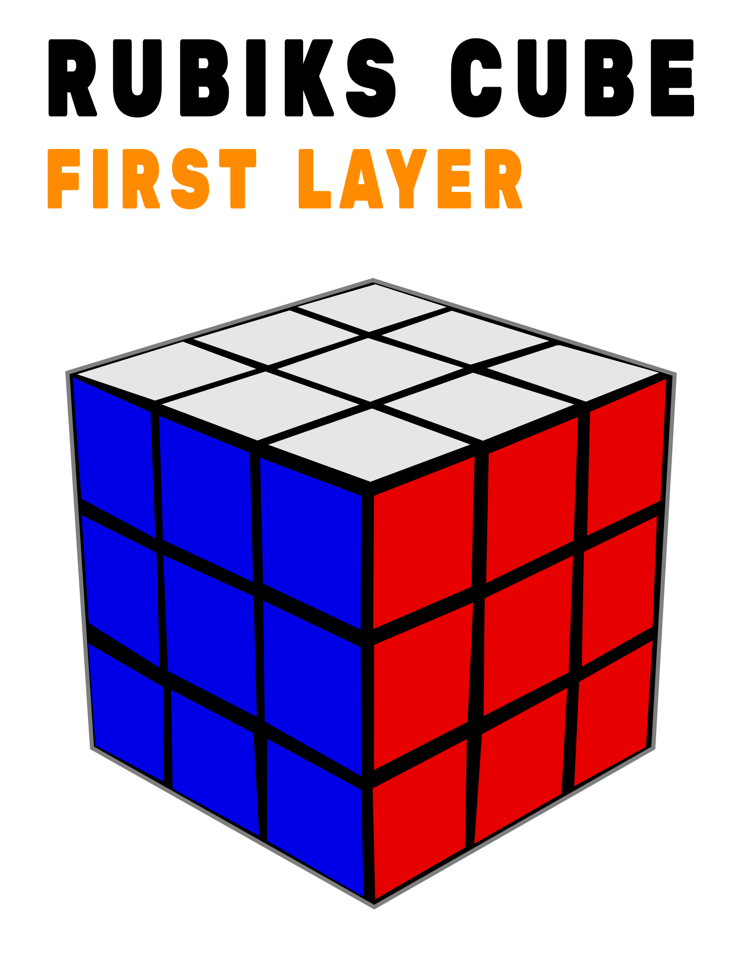Rubik’s Cube: First Layer