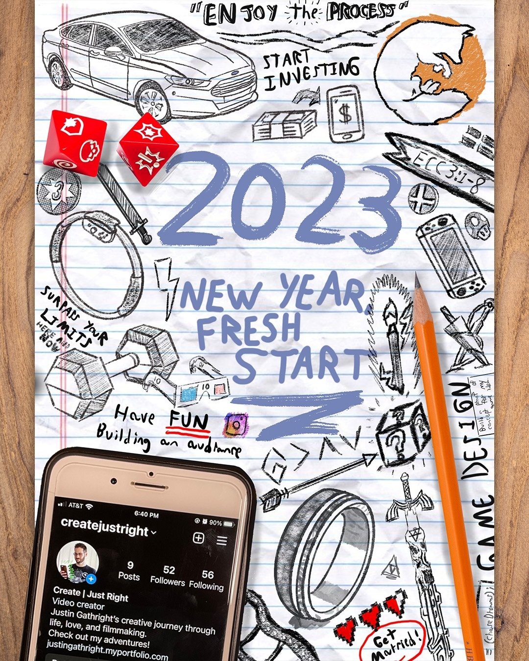 2023. NEW YEAR, FRESH START! ⁠
⁠
January is already in full-swing and it's been a powerful first couple weeks of the new year! I've turned 30, had a powerful experience on a retreat weekend, and have put together my goals for 2023.⁠
⁠
As I look forwa