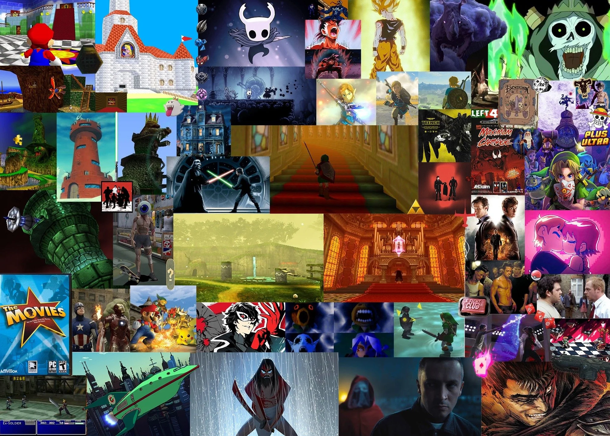 These are the stories that made me want to create.

Different worlds, same feeling. Adventure, growth, transformation.

Starting with that classic N64 Zelda game and it&rsquo;s themes of adventure, loss, and coming of age, this collage builds out fro