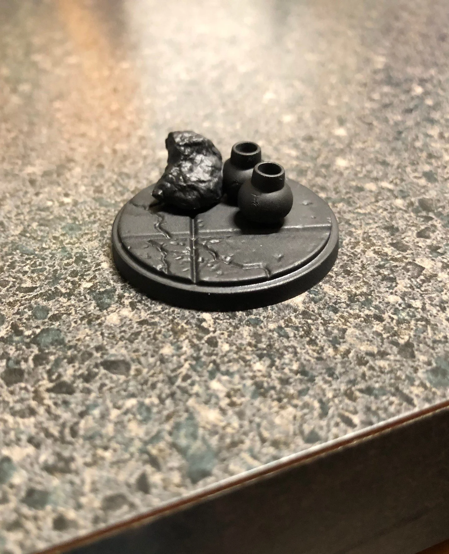 You've heard of "Tactical Rocks" before, but what about "Tactical Pots?"⁠
⁠
We're working on some #miniatures #crossover stuff for #tabletop gaming that I'm excited to show off soon!⁠
⁠
#MarvelCrisisProtocol