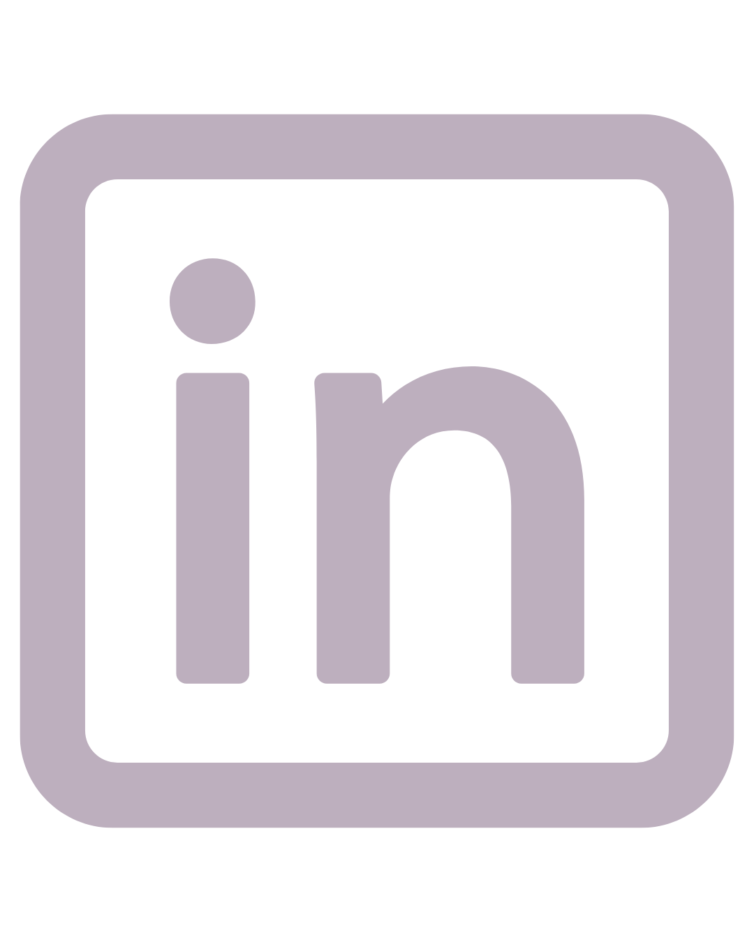 LinkedIn logo in black and gray colors.