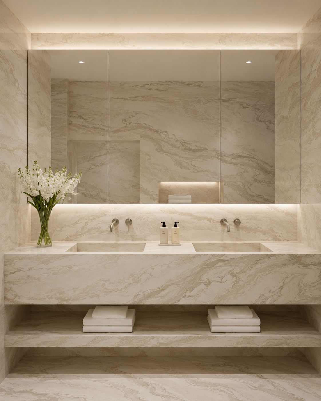 natural stone slabs for residential interior design