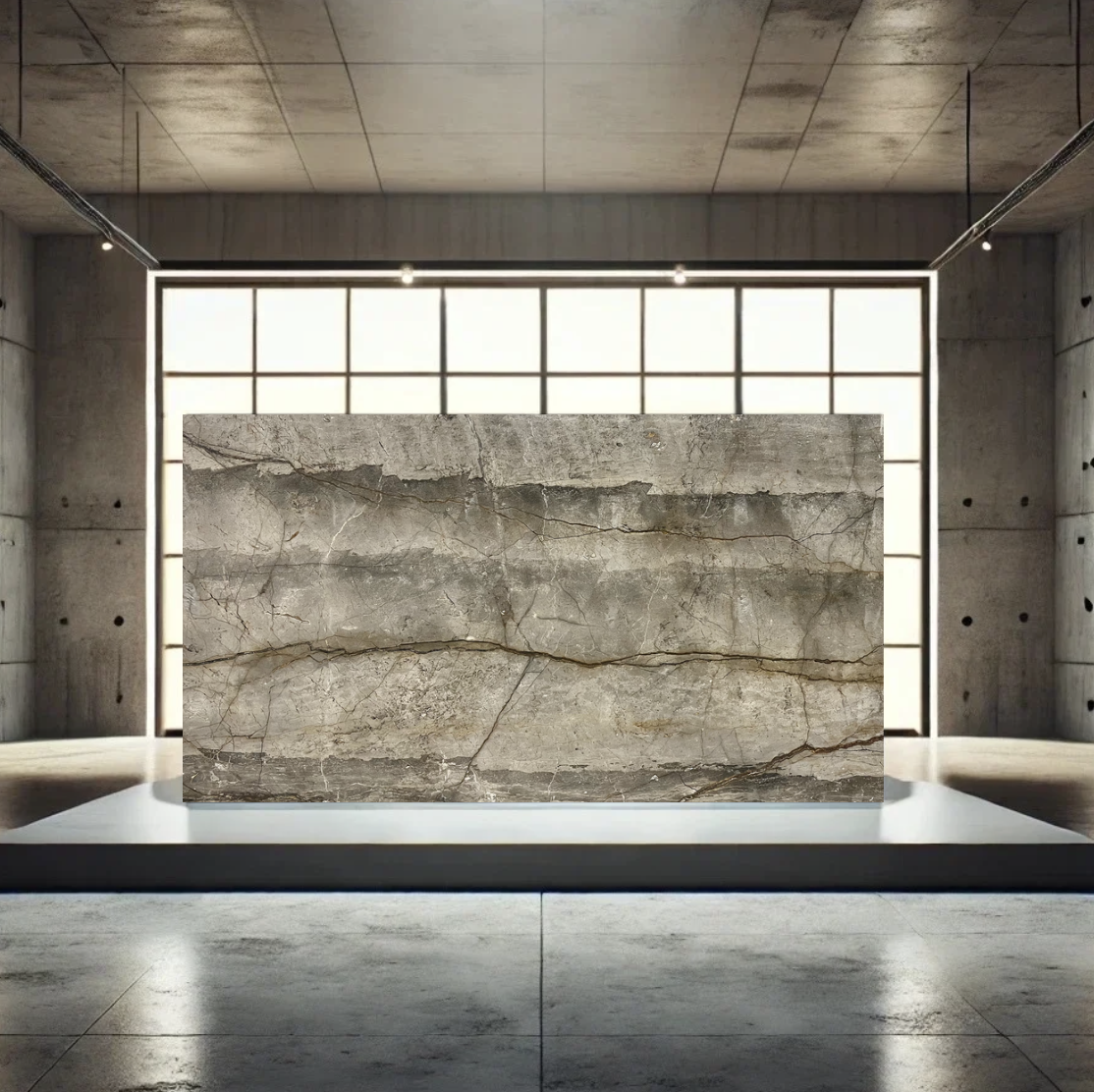 Bookmatched exotic quartzite slab sourced for Salt Lake City designer project