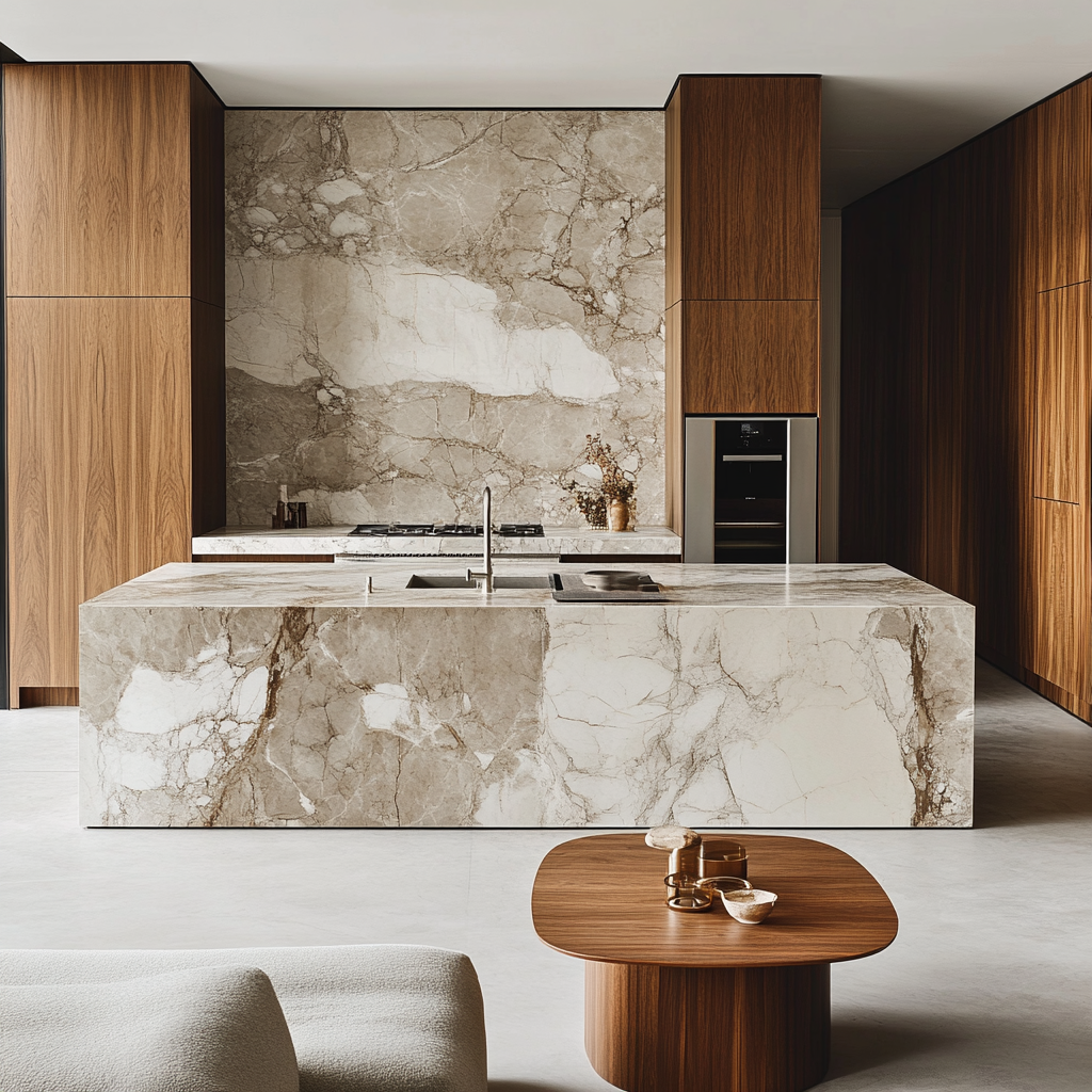 Full-Height Stone Backsplashes: Marble & Quartzite Guide | Arista Stones