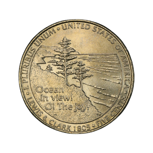 2005 Jefferson Nickel Westward Journey Ocean In View Reverse