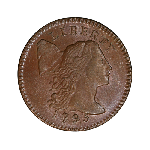 1795 Flowing Hair Large Cent obverse