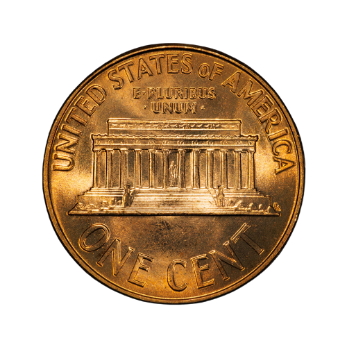 lincoln copper memorial cent reverse only