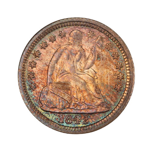 1842 Seated Liberty Half Dime COIN