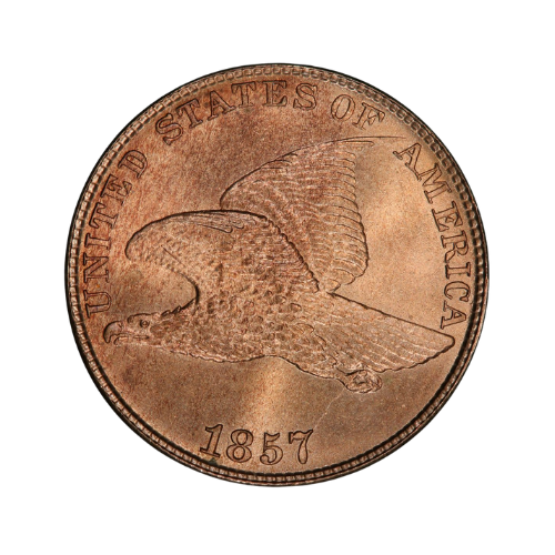 1857 Flying Eagle Cent obverse
