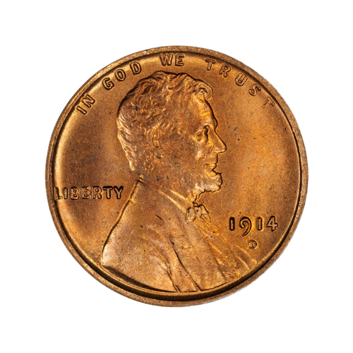 1914-D Lincoln Wheat Cent obverse