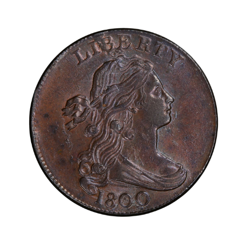 1800 Draped Bust Large Cent obverse