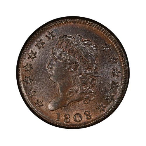 1808 Classic Head Large Cent obverse