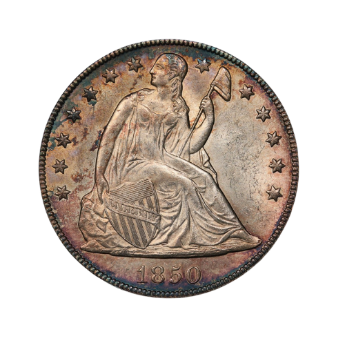 1850 Seated Liberty Dollar COIN