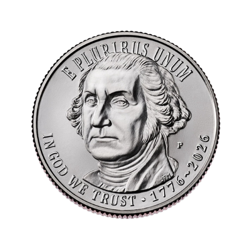 new semiquincentennial quarter revolutionary war washington image 1776 - 2026