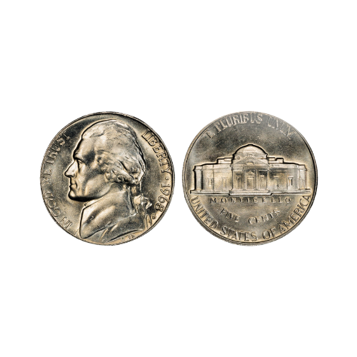 1968-S Jefferson Nickel 5C Mint State