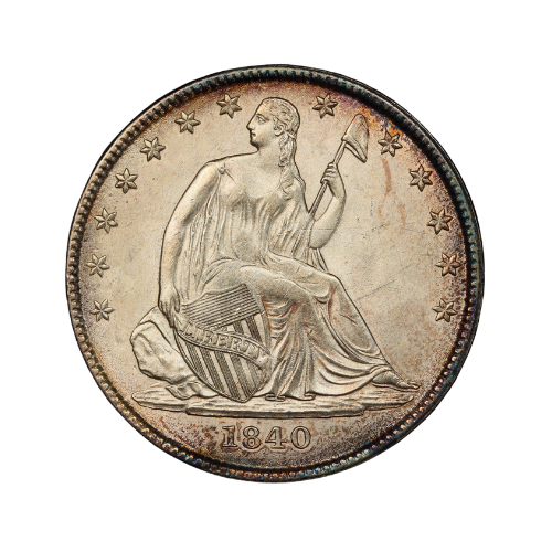 1840 Seated Liberty Half Dollar US COIN