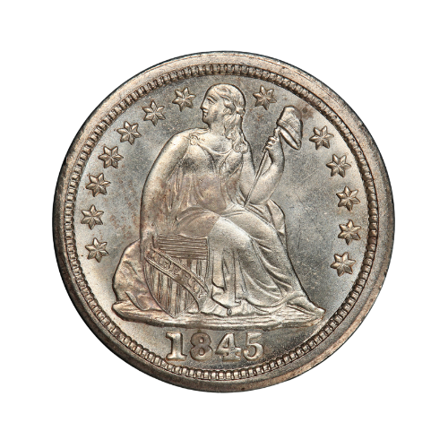 1845 Seated Liberty Dime COIN