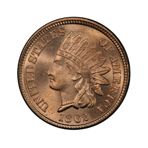 1862 Indian Head Cent obverse