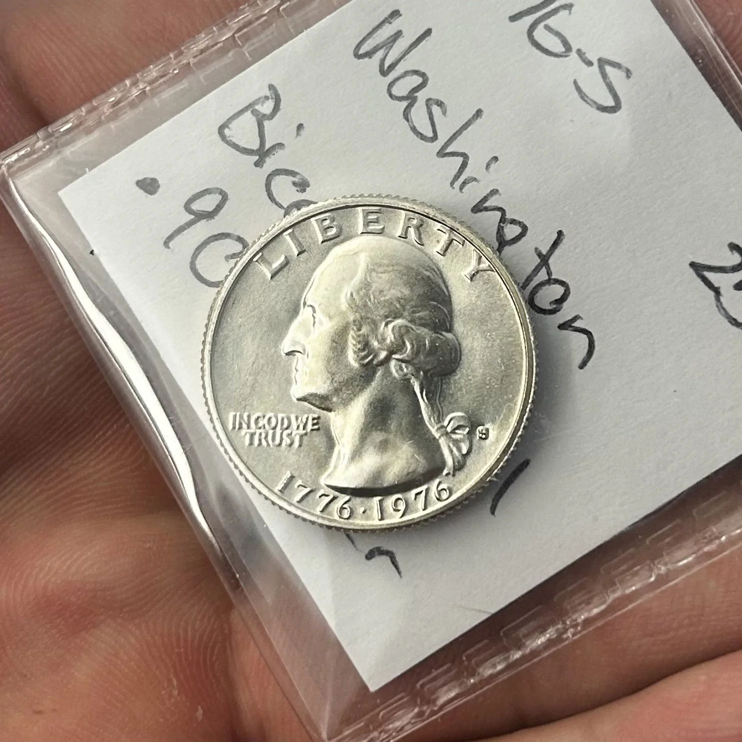 1976-S Washington Quarter 25C made of 40% silver
