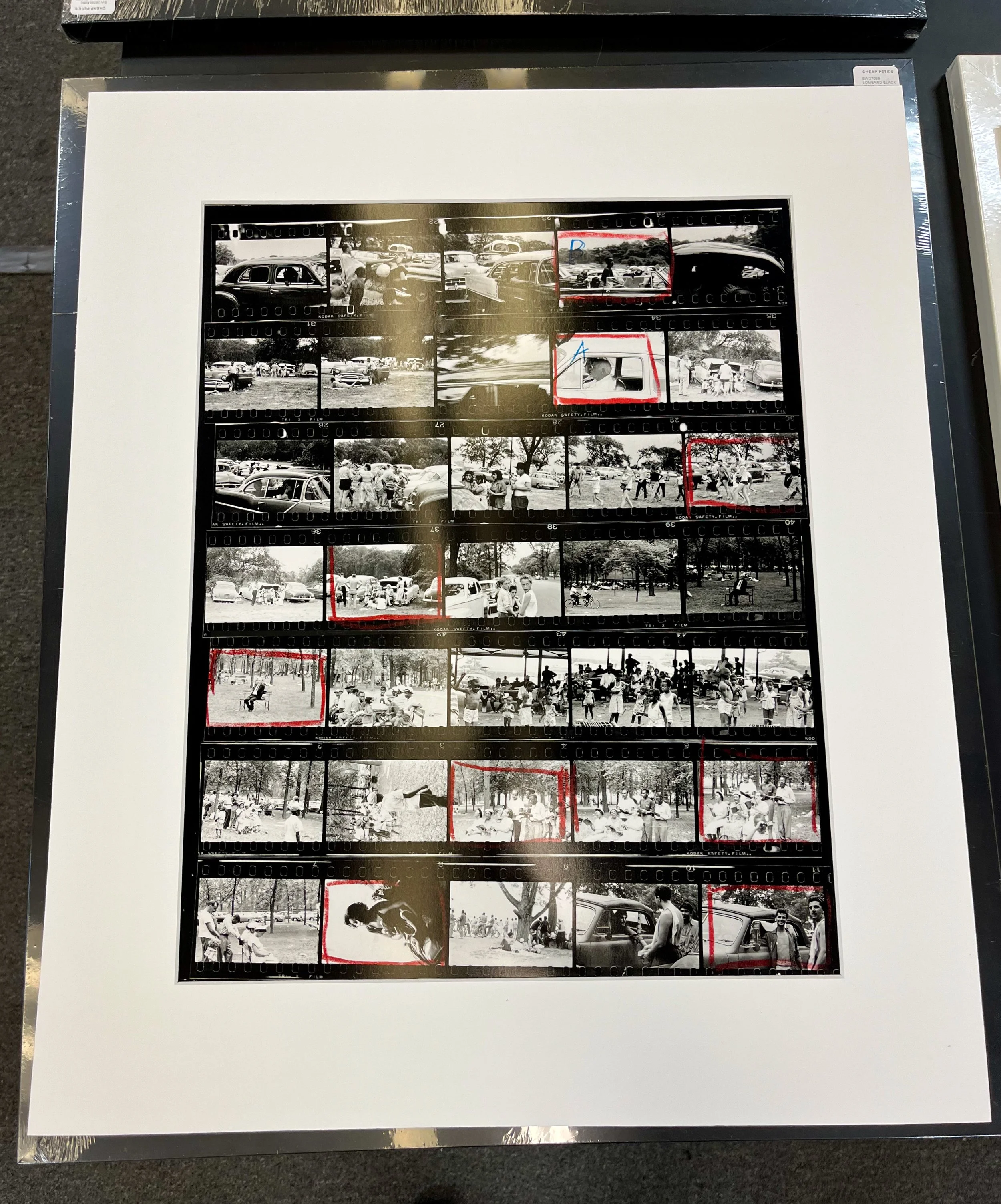 Robert Frank (contact sheet)