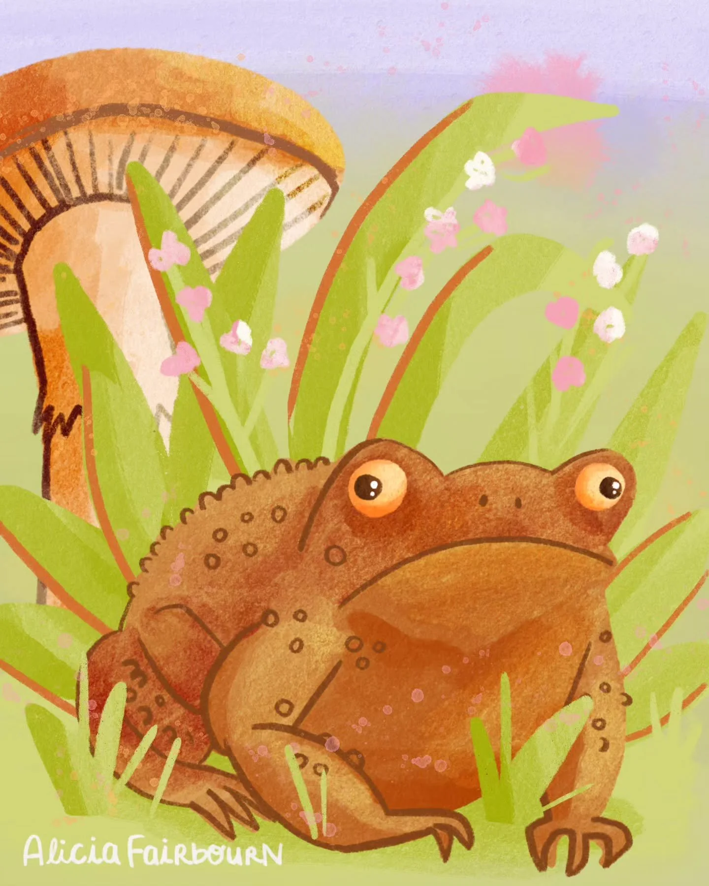 Day 18 prompt: toad

#peachtober25toad #peachtober25 #peachtober25day18 @furrylittlepeach @peachtober #toad #illustration #womenwhoillustrate #dailyartchallenge #creative