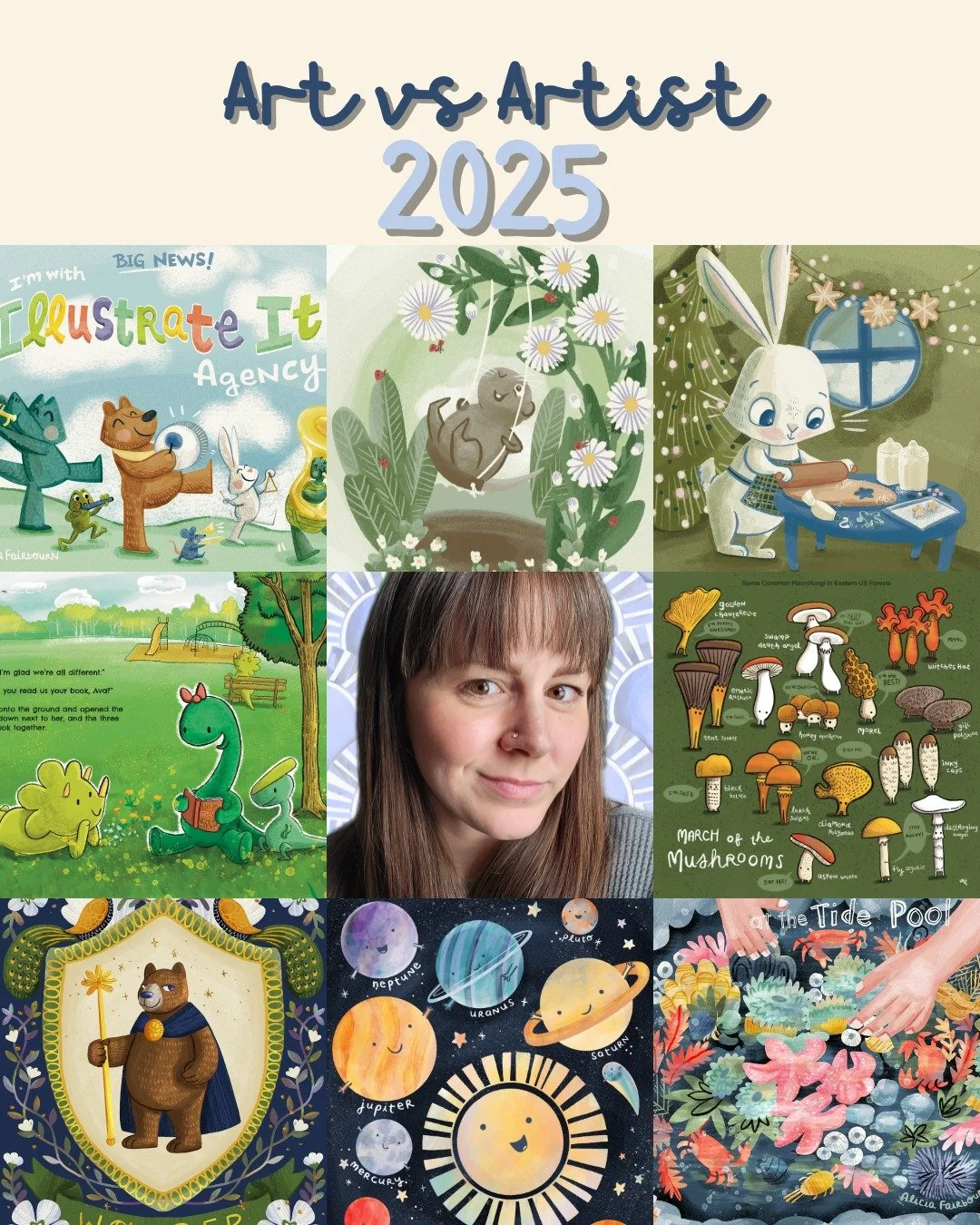 Art vs Artist, 2025 ✨

This year stretched me in ways I didn&rsquo;t expect. 

Not just creatively&mdash;but mentally, emotionally, and professionally.

In 2025 I:
 📚 illustrated &amp; self-published a book
 🏆 won a MATS art challenge
 🤝 signed wi