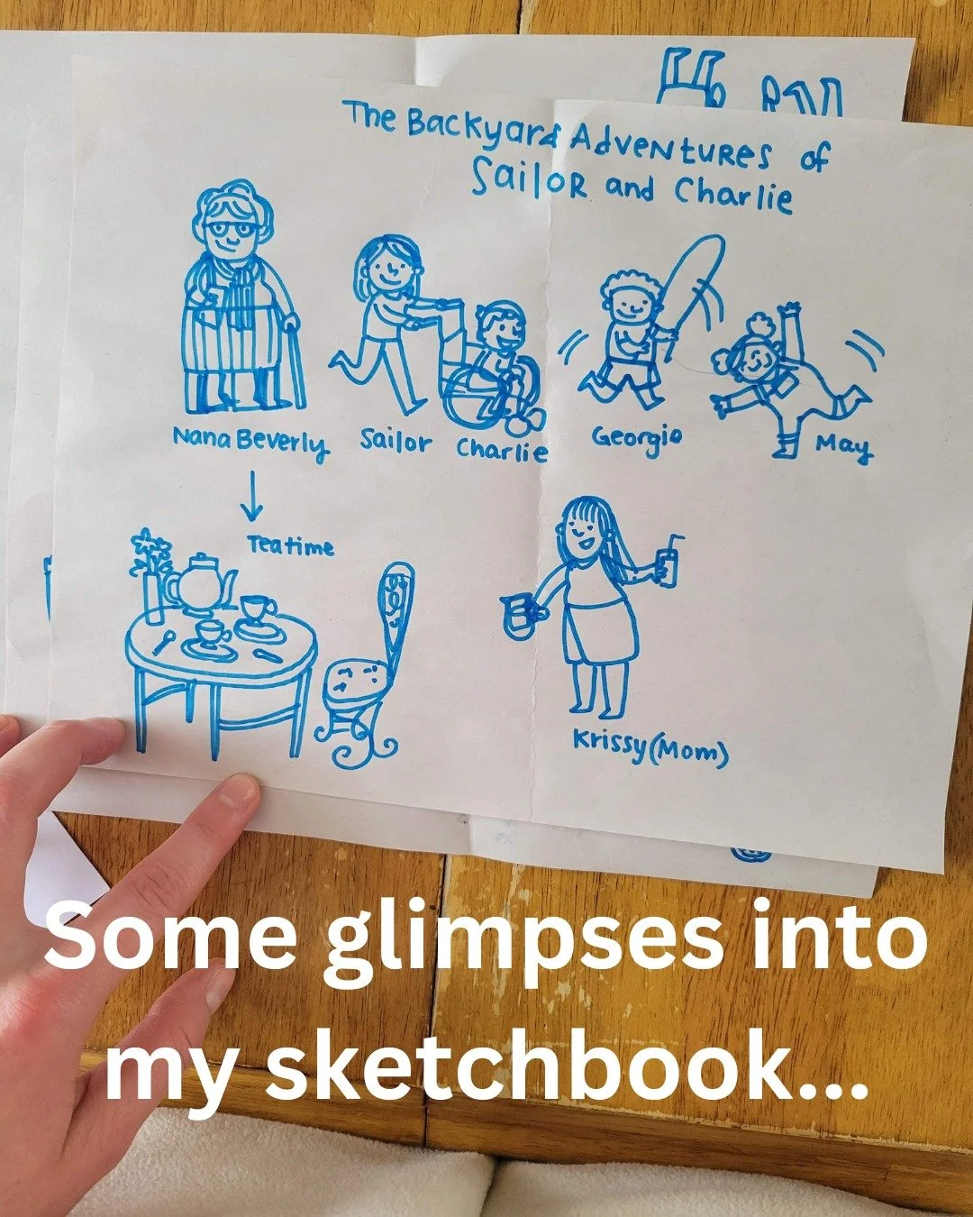 Some little glimpses into my sketchbook ✏️
These early drawing stages are where characters start to take shape &mdash; lots of exploring, small tweaks, and seeing what feels right.
Slowly working toward the final versions for an exciting new project.