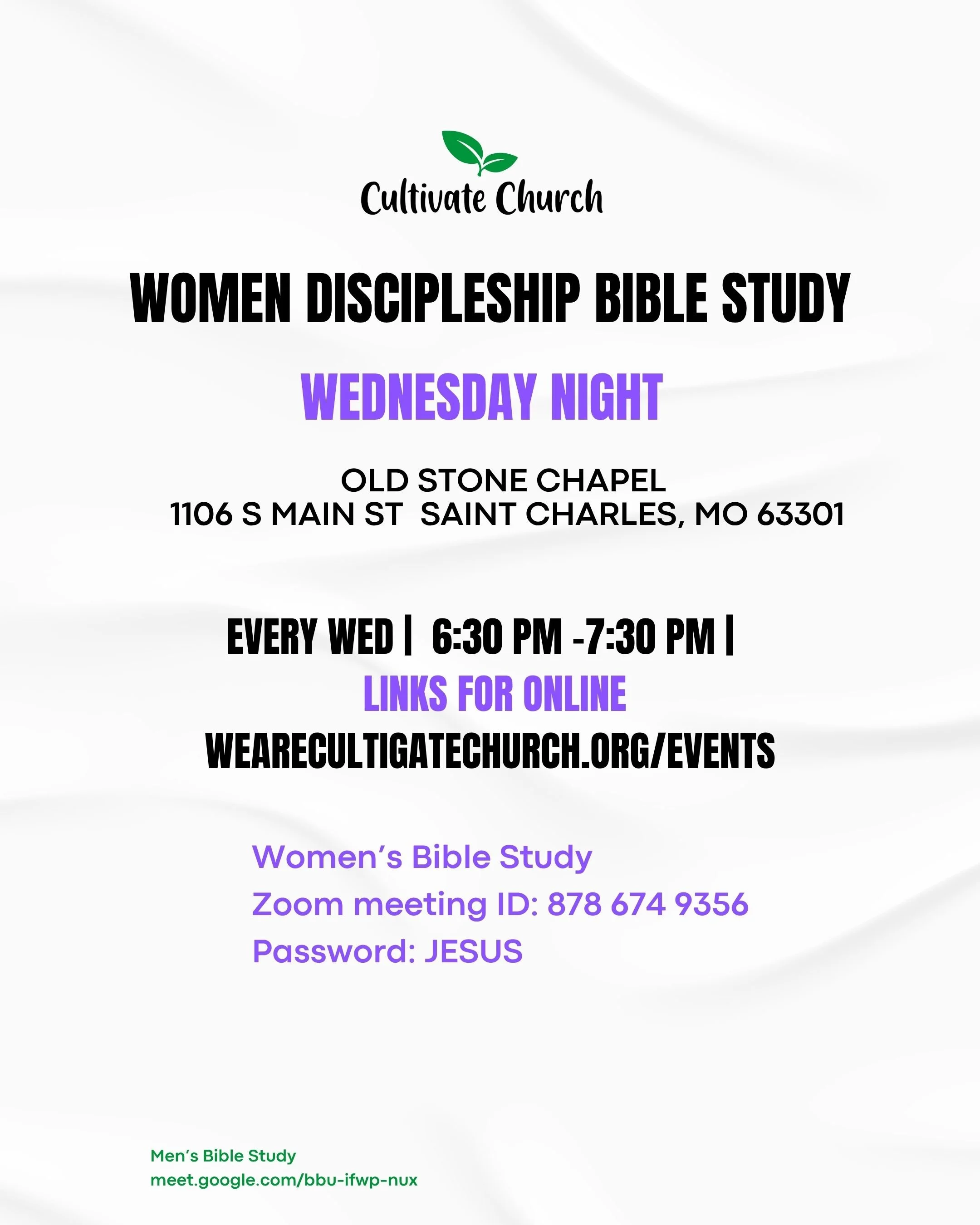 Women’s Midweek Discipleship Bible Study