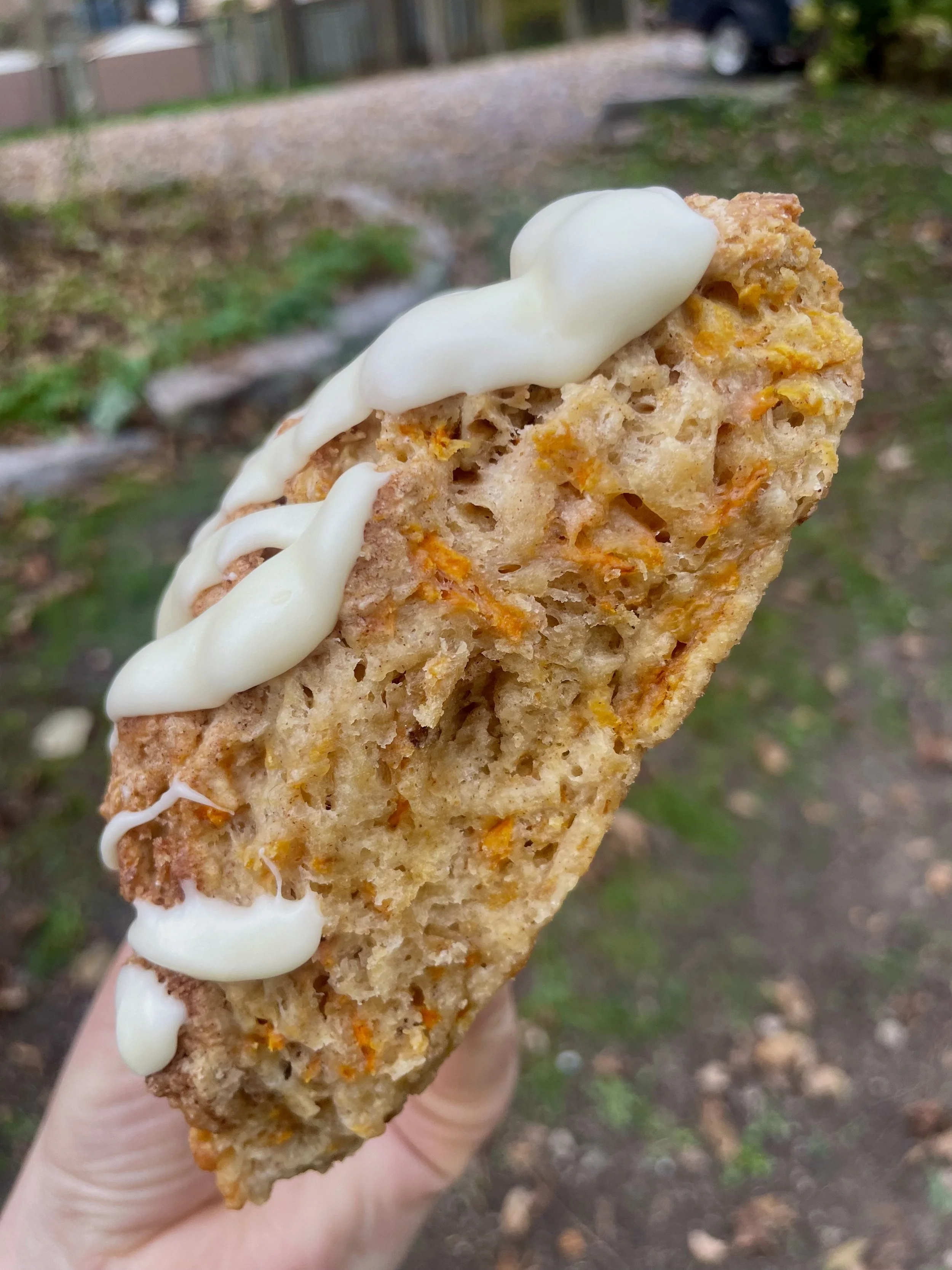 Carrot Cake Sourdough Scones ($15) (4 pack)