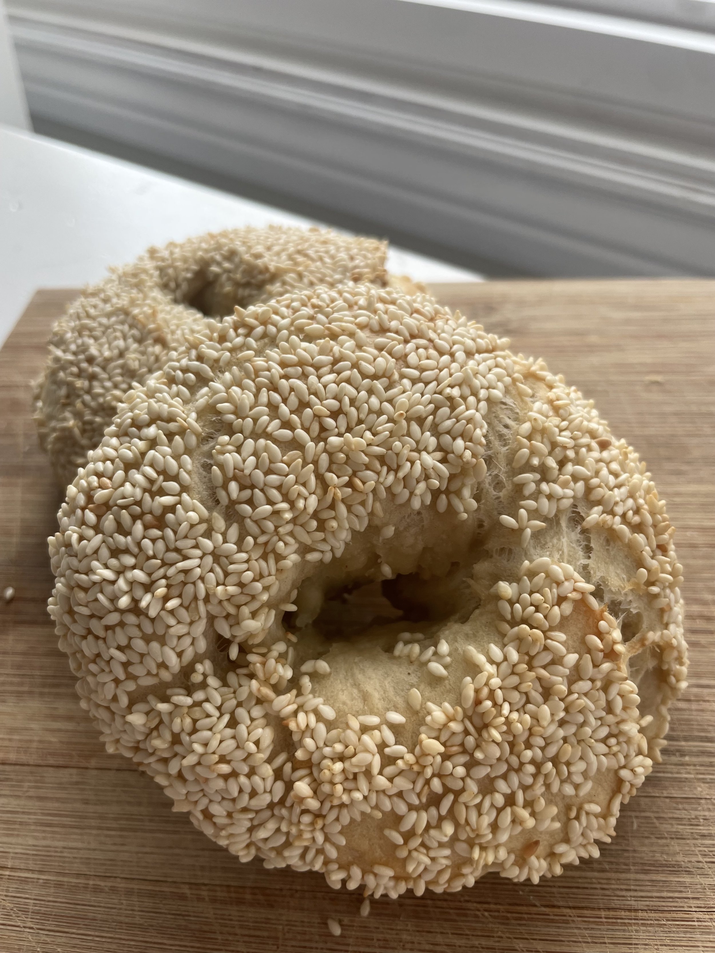Sesame Sourdough Bagels ($10) (4 pack)